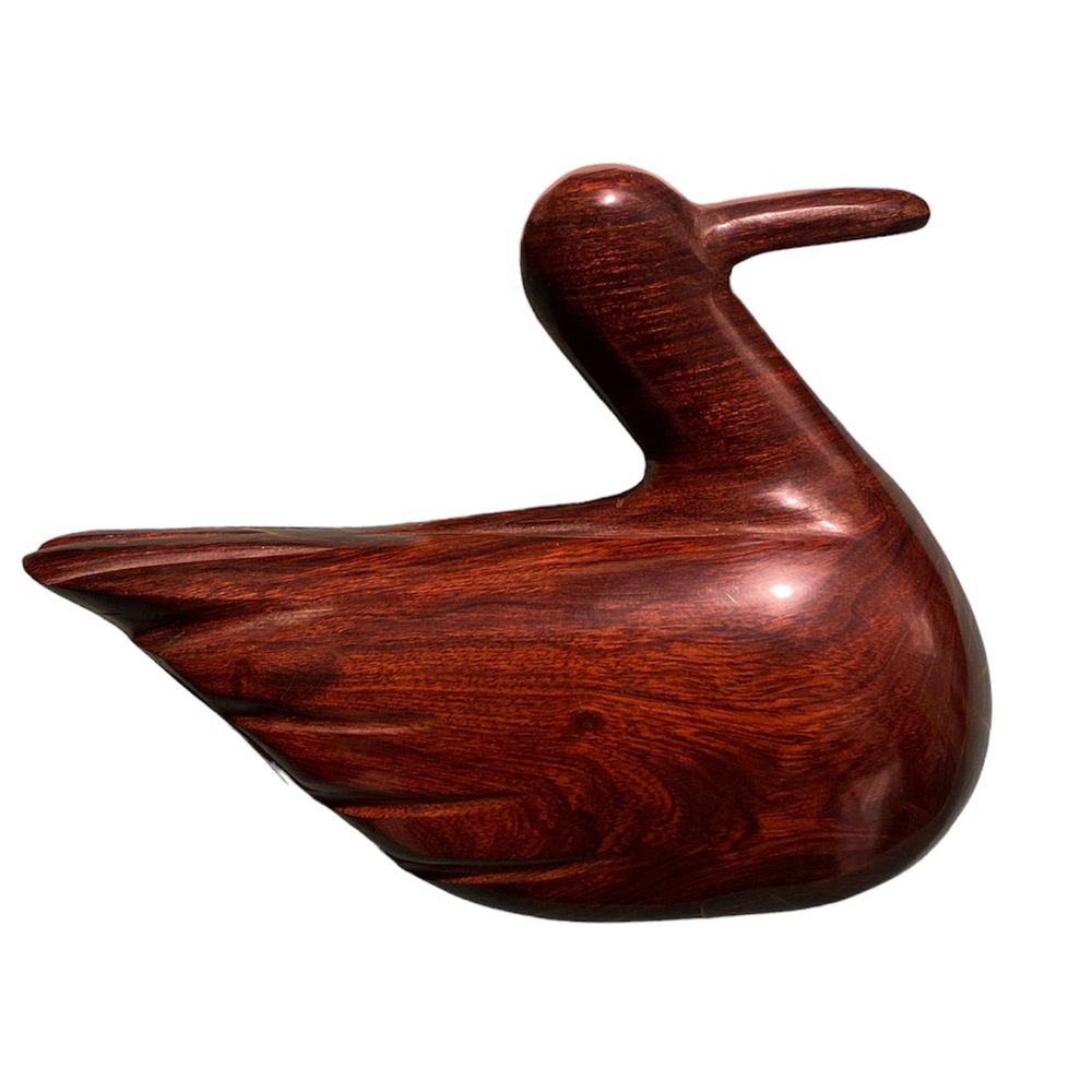 Beautiful Ironwood Carved Duck